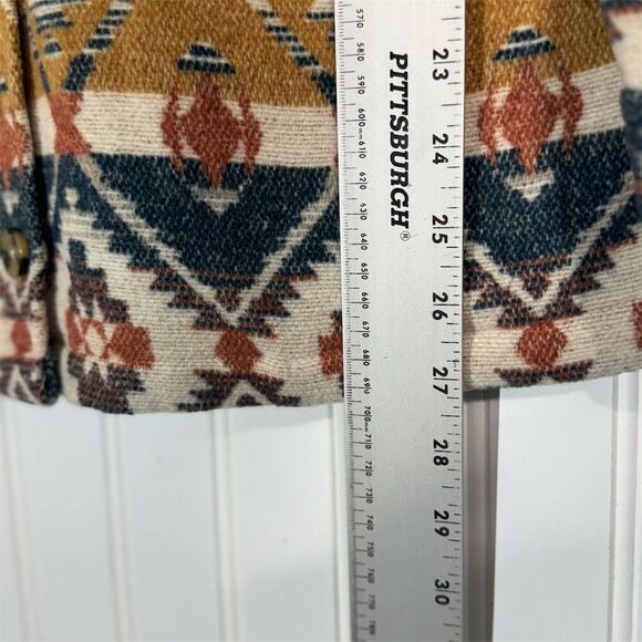 Idyllwind Aztec Boho Southwestern Shacket Jacket Coat L NWT Miranda Lambert - Picture 6 of 8